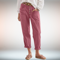 Clara | Zeitlose Damenhose mit entspanntem Look – Rosa