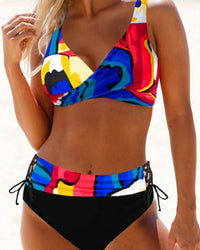 Eva - farbenfrohes, verspieltes Bikini – Mehrfarbig