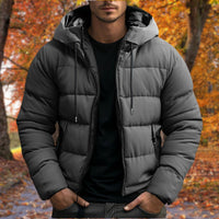 Herren Winterjacke | Wasserabweisend – Grau