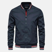 Elric - atmungsaktive, winddichte Jacke – Marine
