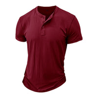 MARLON - BAUMWOLL-T-SHIRT – Rotwein