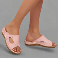 Yvonne | Orthopädische Sandalen aus Premiumleder – Rosa