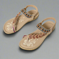 Zorilda | Orthopädische Sandalen für maximalen Komfort – Aprikose