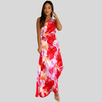 Varhilda | Fließendes Kleid mit Print – Blumenmuster