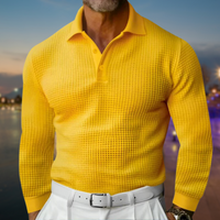 Brenson™ - Premium-Polo Pullover – Gelb