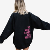 Mila | Oversized Hoodie – Schwarz
