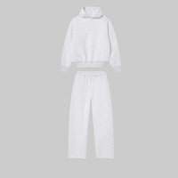 Bernd | Herren Oversized Hoodie Zweiteiler Set – Weiß