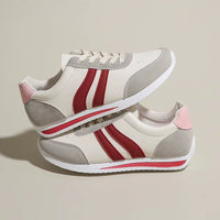 Eirene - Freizeit-Sneaker zum Schnüren – Rot