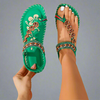 Zorilda | Orthopädische Sandalen für maximalen Komfort – Grün