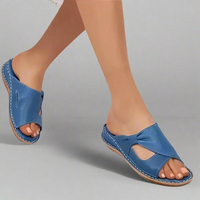 Yvonne | Orthopädische Sandalen aus Premiumleder – Blau