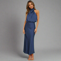 Elgunde | Stilvolles Abendkleid – Marine