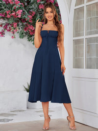 Lena | Elegantes Sommerkleid – Marine