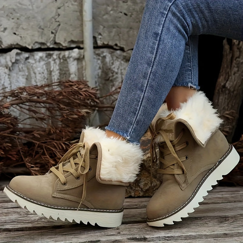 Reisellae | Damen Einfarbige Kurzstiefel