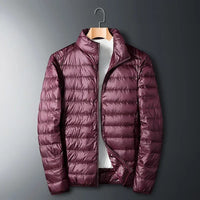 Leon | Aurora Insulated Jacke mit hochwertiger Optik – Braunrot
