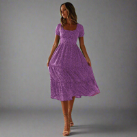 Adelwina | Maxikleid mit Stil und Komfort – Lila