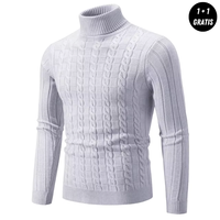 Eleganter Herbstpullover für herren - KENDRICK – Weiß