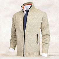 Lanzo – Langärmelige Strickjacke – Beige