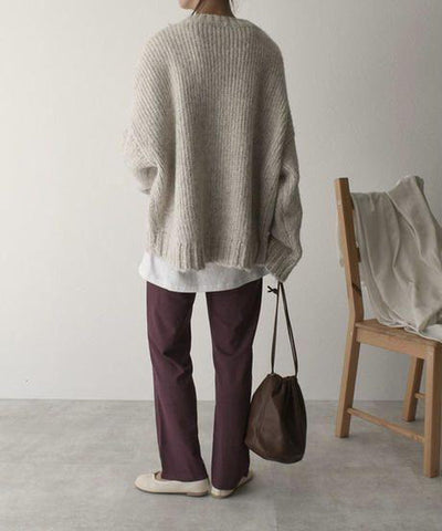 Kolis | Übergroßer Strickpullover mit Tasche