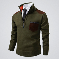 Rafael | Eleganter Pullover Herren modern für Wintertage – Hellgrün
