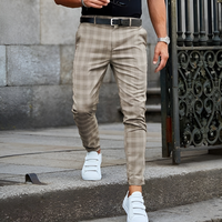 Moise™ | Elegante Herren-Slim-Fit-Hose mit Karomuster – Khaki