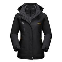 MILLICENT - WASSERDICHTE 3-IN-1-JACKE – Schwarz
