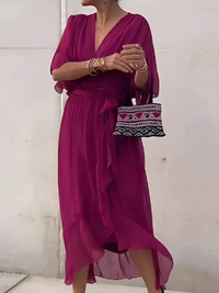 Sherry | Wickel Midikleid – Violett