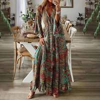Renatilen | Bedrucktes Kleid für Damen | Mehrfarbig – Mehrfarbig