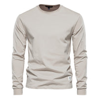Wynne - Bequemes Langarmshirt – Khaki