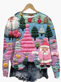 Ria | Weihnachtspullover Einzigartige Kollektion – Rosa