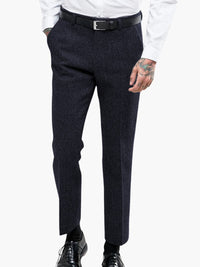 Leon | Herren Vintage-Hose – Schwarz