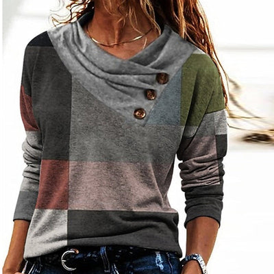 Lucia Comér® - Eleganter Pullover mit Umlegekragen