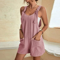 Stylischer und lässiger Sommer-Overall – Rosa