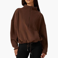 Sabrina | Polar Fleece Sweatshirt – Braun