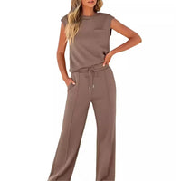 Soraya | Lässiges Sommer Set weich und modern – Braun
