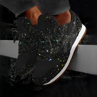 Ross - Trendige Schnürsneaker – Schwarz
