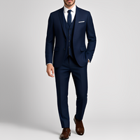Juliane - Eleganter dreiteiliger Herrenanzug – Marine