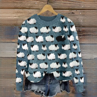 Marta - Schicker Pullover – Blau