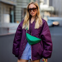 Vanessa - Komfortable Oversize-Jacke – Lila
