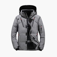 Elias | Hochwiderstandsfähige Daunenjacke – Grau