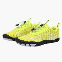 Unisex Flache Barfuß schuhe mit Fünf-Zehen-Design und rutschfester Sohle – Gelb
