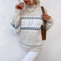 Joselyne - Damenpullover für den Winter – Grau