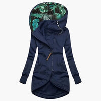 Lila | Wetterfeste Damen-Winterjacke – Blau