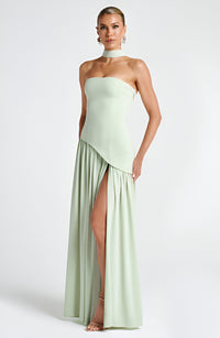 Tessa | Maxi-Kleid – Mint