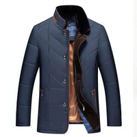 Alden | Winterjacke-Weste mit Stehkragen – Dunkelblau