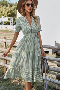 Cambri | Stilvolles Sommerkleid – Grün