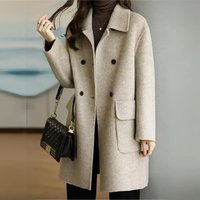 LUCIA - WARME UND ELEGANTE WINTERMANTEL – Beige