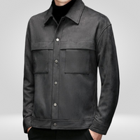 Herren Utilityjacke | Markante Optik mit funktionaler Struktur – Dunkelgrau