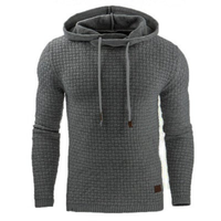 Pullover Herren Kapuze Warm | Robust Freizeit – Dunkelgrau