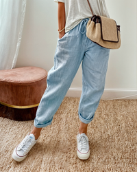 Aria | Elegante Aria-Hosen – Blau (Fast ausverkauft)