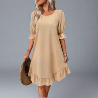 Cyrnelda | Elegantes Maxikleid für jeden Anlass – Khaki